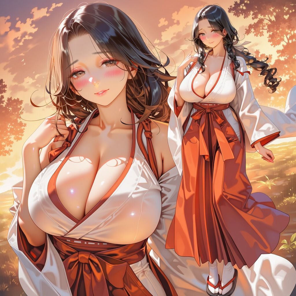人妻のぞみさんの秘め事（巫女_村の掟） サンプル1