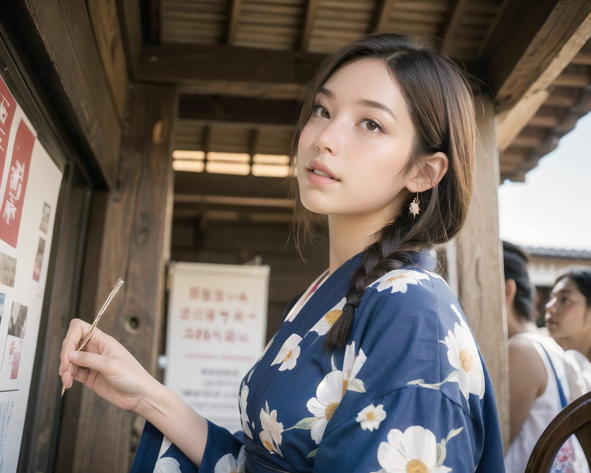 AI美少女写真集 素顔の RUNA - （3） 〜夏祭りに揺れる静かな光〜 サンプル画像 5