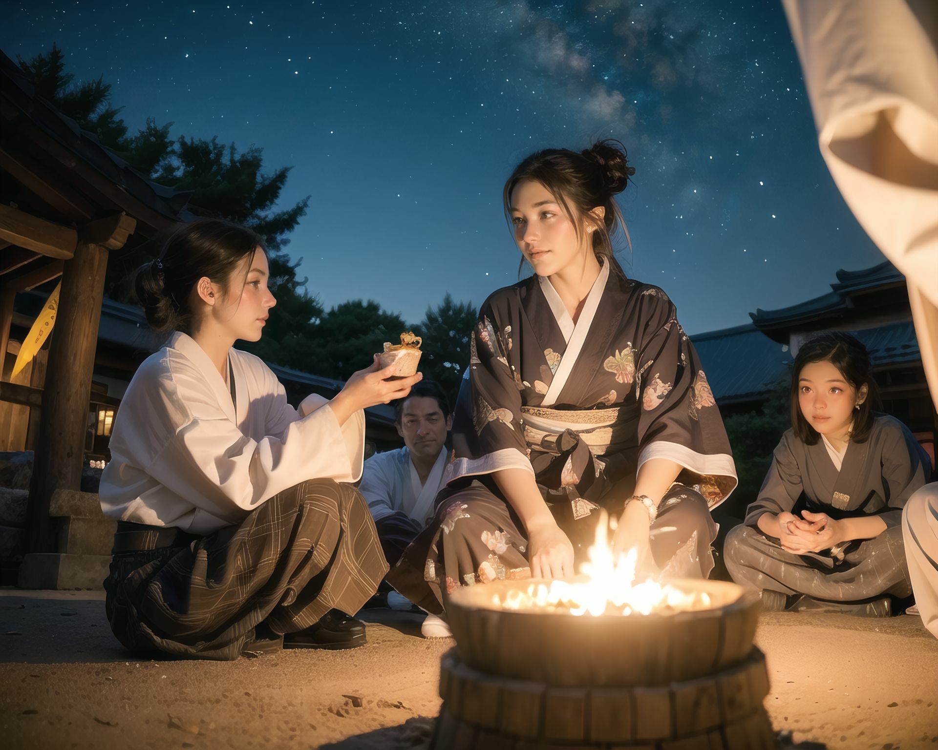 AI美少女写真集 素顔の RUNA - （3） 〜夏祭りに揺れる静かな光〜 サンプル画像 7