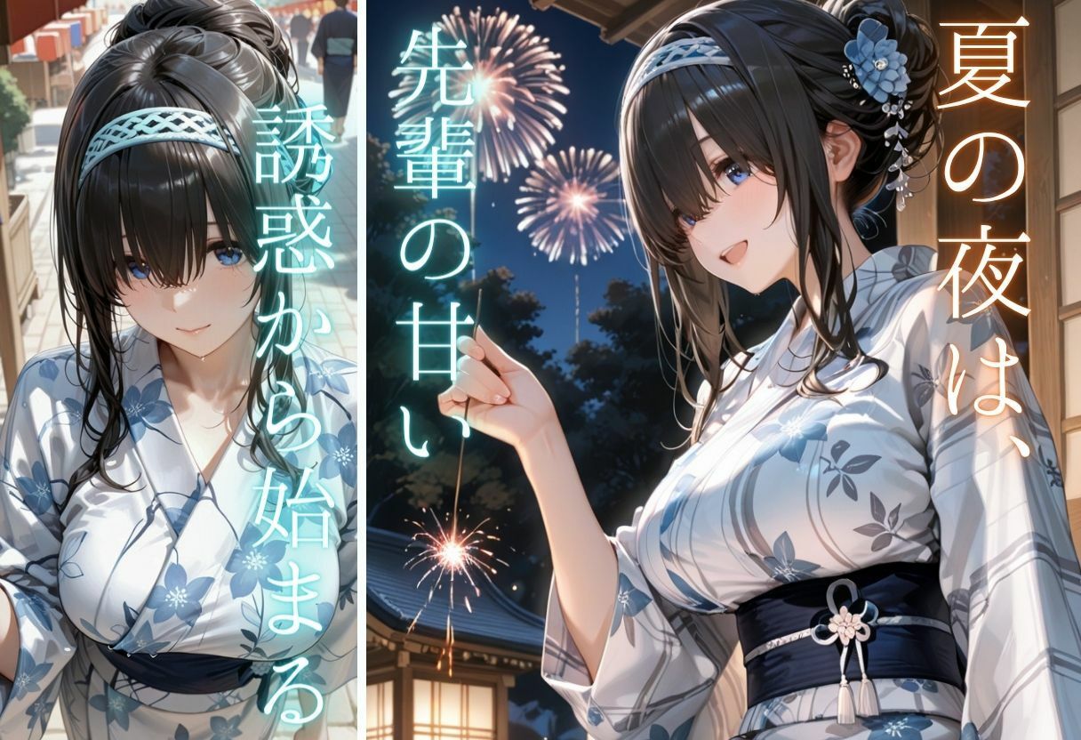 先輩との夏...花火デートからびしょ濡れ本殿SEX 画像4