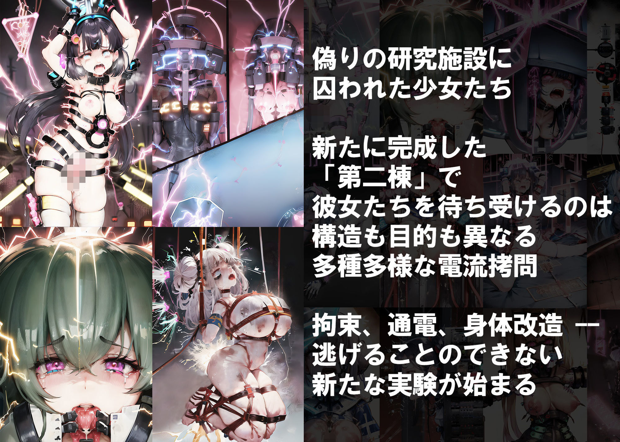 少女電流拷問館 囚われの少女たちを襲う終わることのない電流拷問の記録 〜第二棟〜 サンプル画像 2
