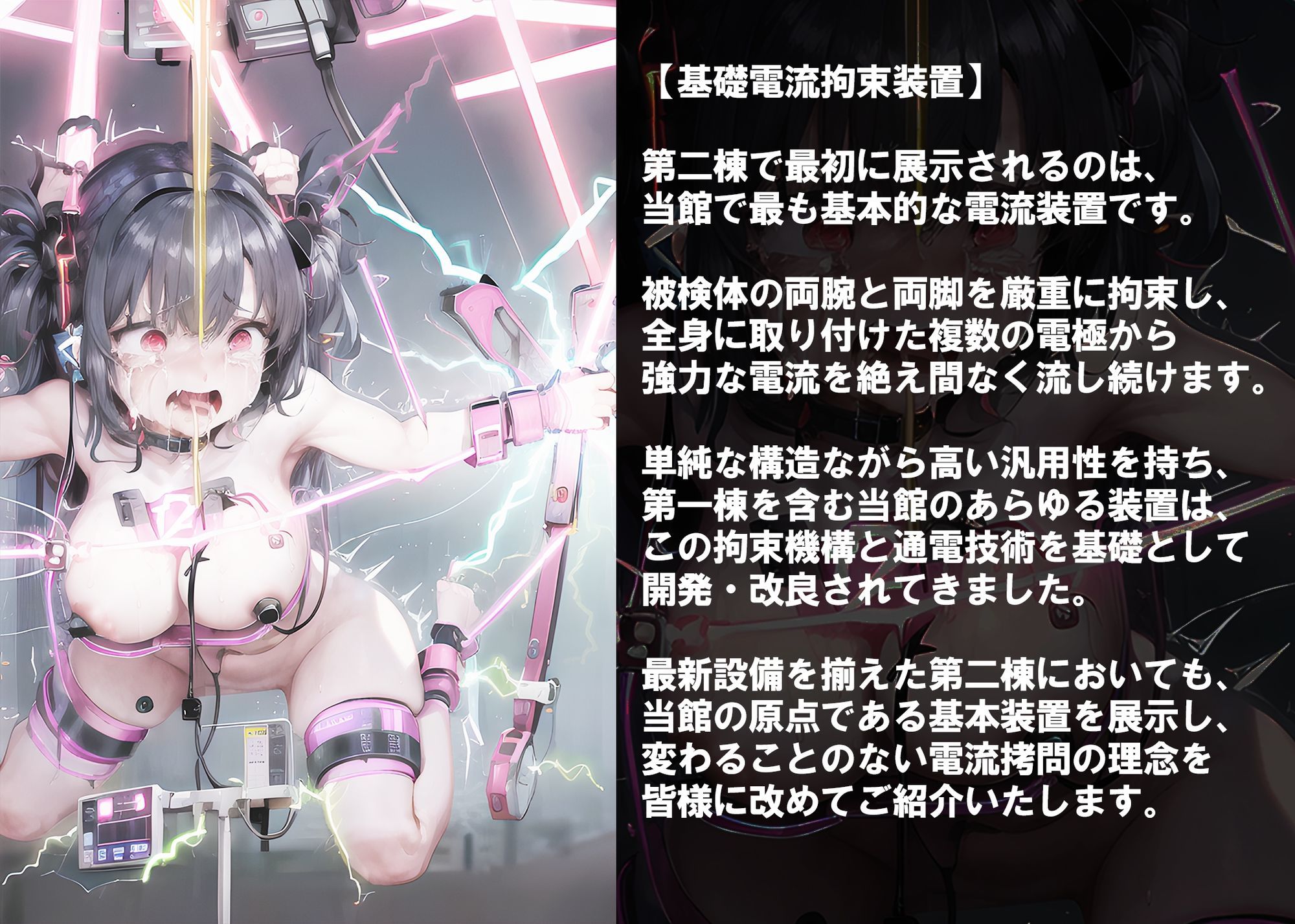 少女電流拷問館 囚われの少女たちを襲う終わることのない電流拷問の記録 〜第二棟〜 サンプル画像 3