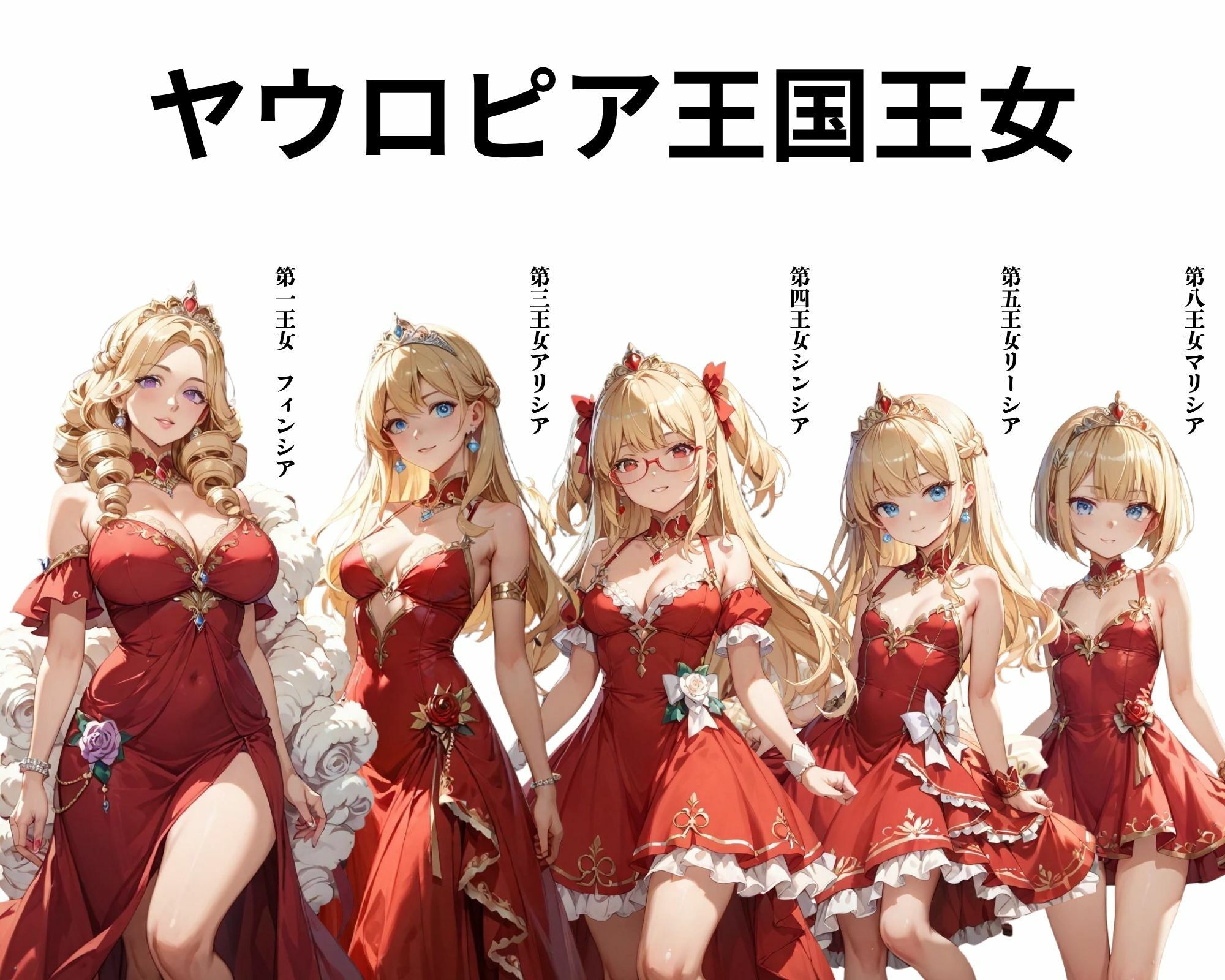 【エロ画像】 ハレンチ王女様たち1