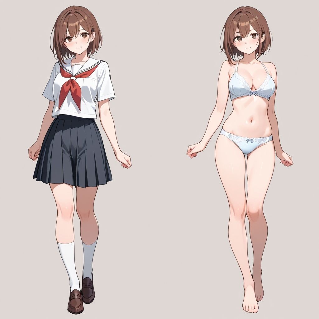 セーラー服のあの子は、下着姿が一番かわいい。 画像1
