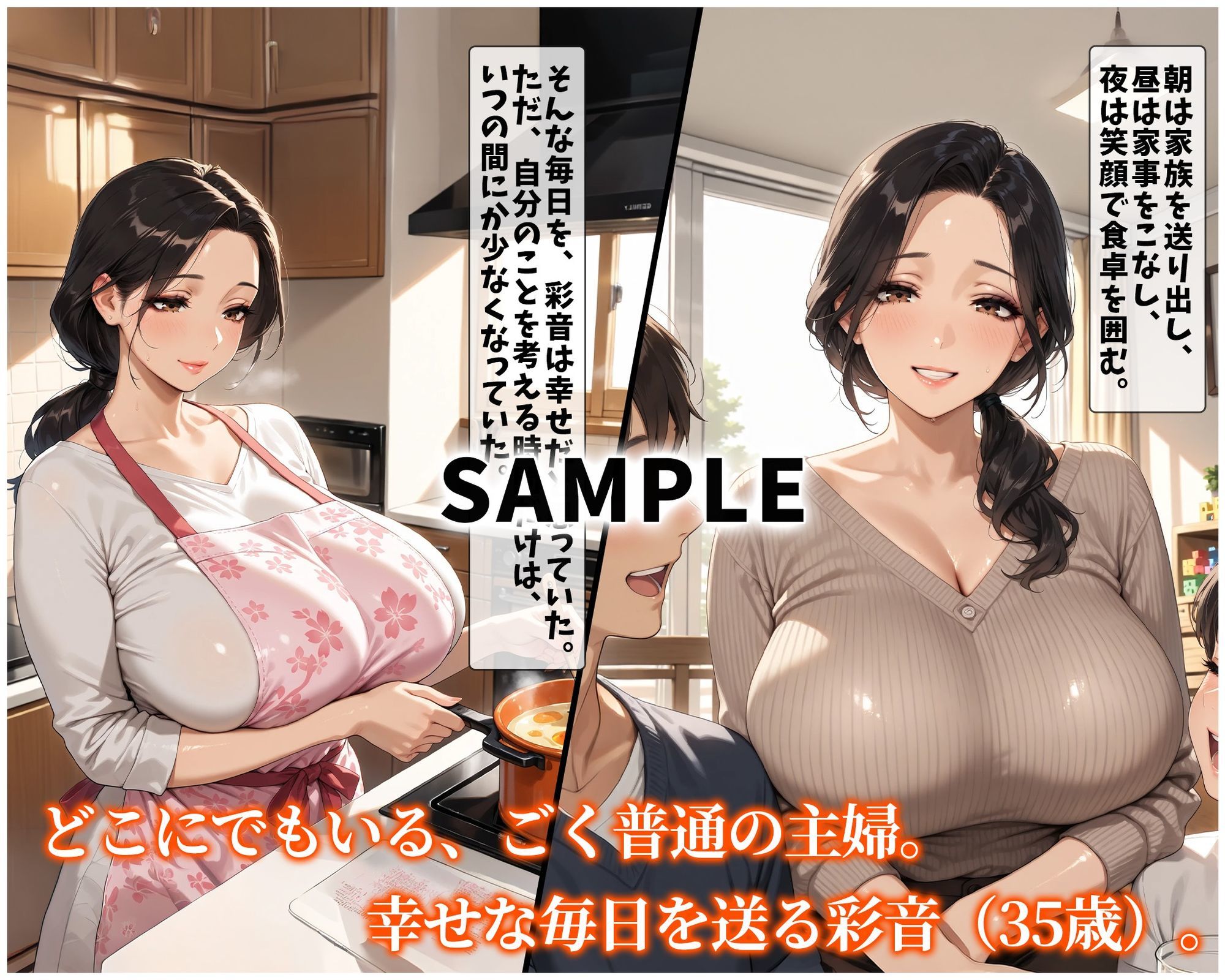 寝取られ人妻(35)普通の主婦が一番エロい サンプル2