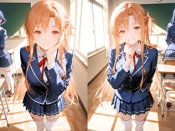 【エロ漫画】【4K動画11本！！】美少女の淫らな秘密:ア〇ナ編 ソードアートオ〇ライン SAO1