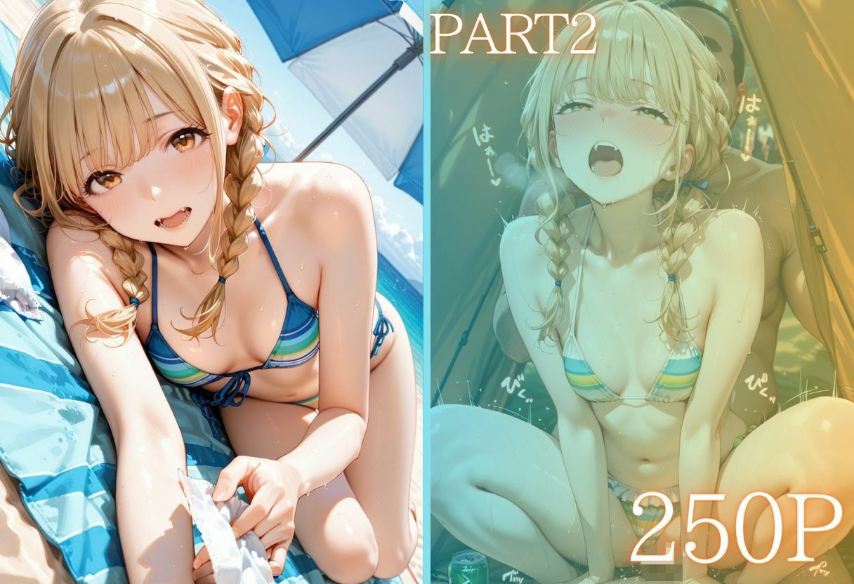 夏の海でナンパされ…彼氏の留守中にテントと砂浜で寝取りSEX Vol.43
