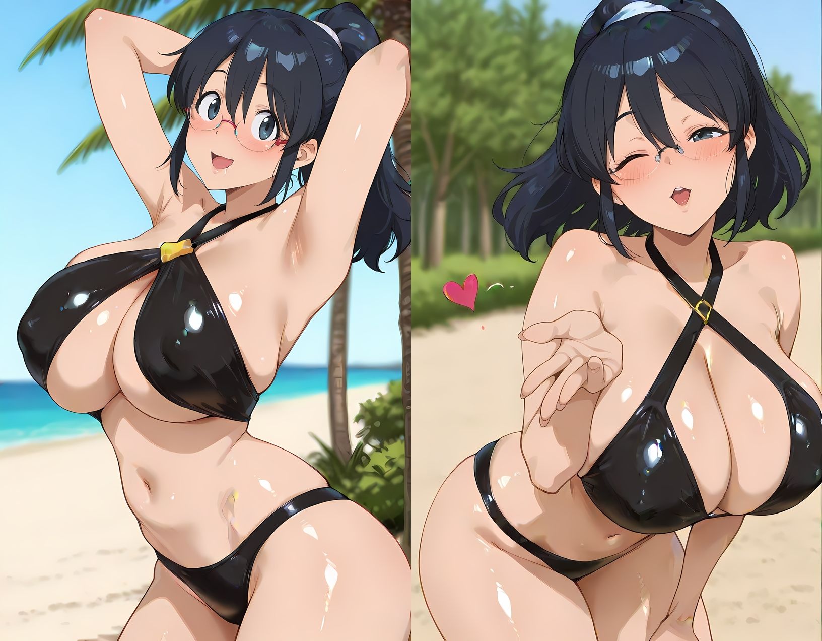 人妻のぺ◯ポンとイチャコスエッチ 画像1