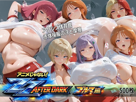 アクシズ体育館 赤体操服の汗と摩擦 ZZアフターダーク 密着五感CG集【オカモトファクトリー】