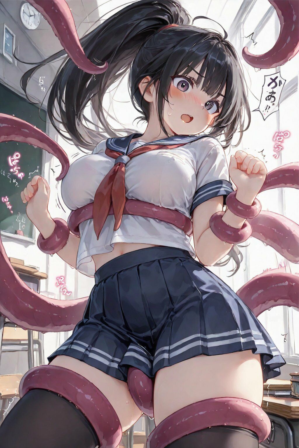 JK触手・スライム・拘束・痴● CG集221