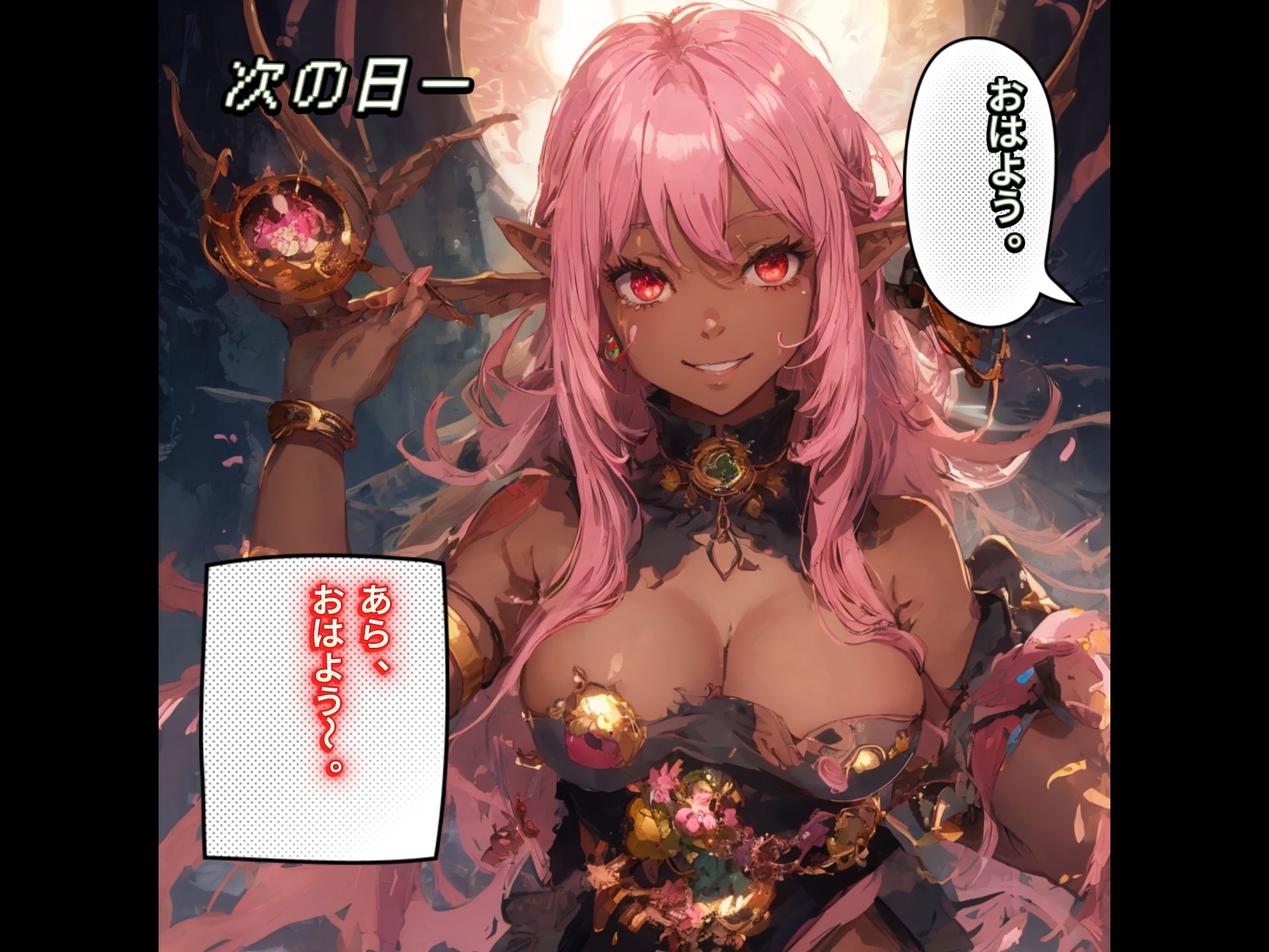 【AI生成】LUNA NOIR Vol.3 ニイペス 太陽の踊り子【総ページ:154枚 CG総数:67枚 4:3】 画像8