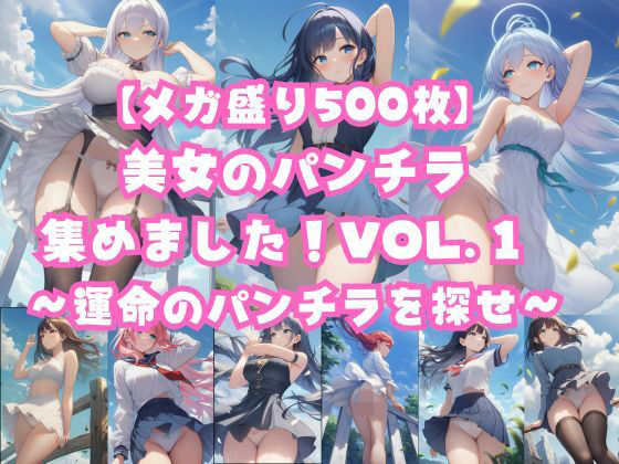 【メガ盛り500枚】美女のパンチラ集めました！Vol.1 〜運命のパンチラを探せ〜