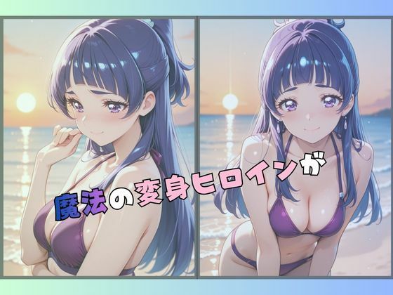 大人になった魔法少女、海で愛されスパンキング2 画像1