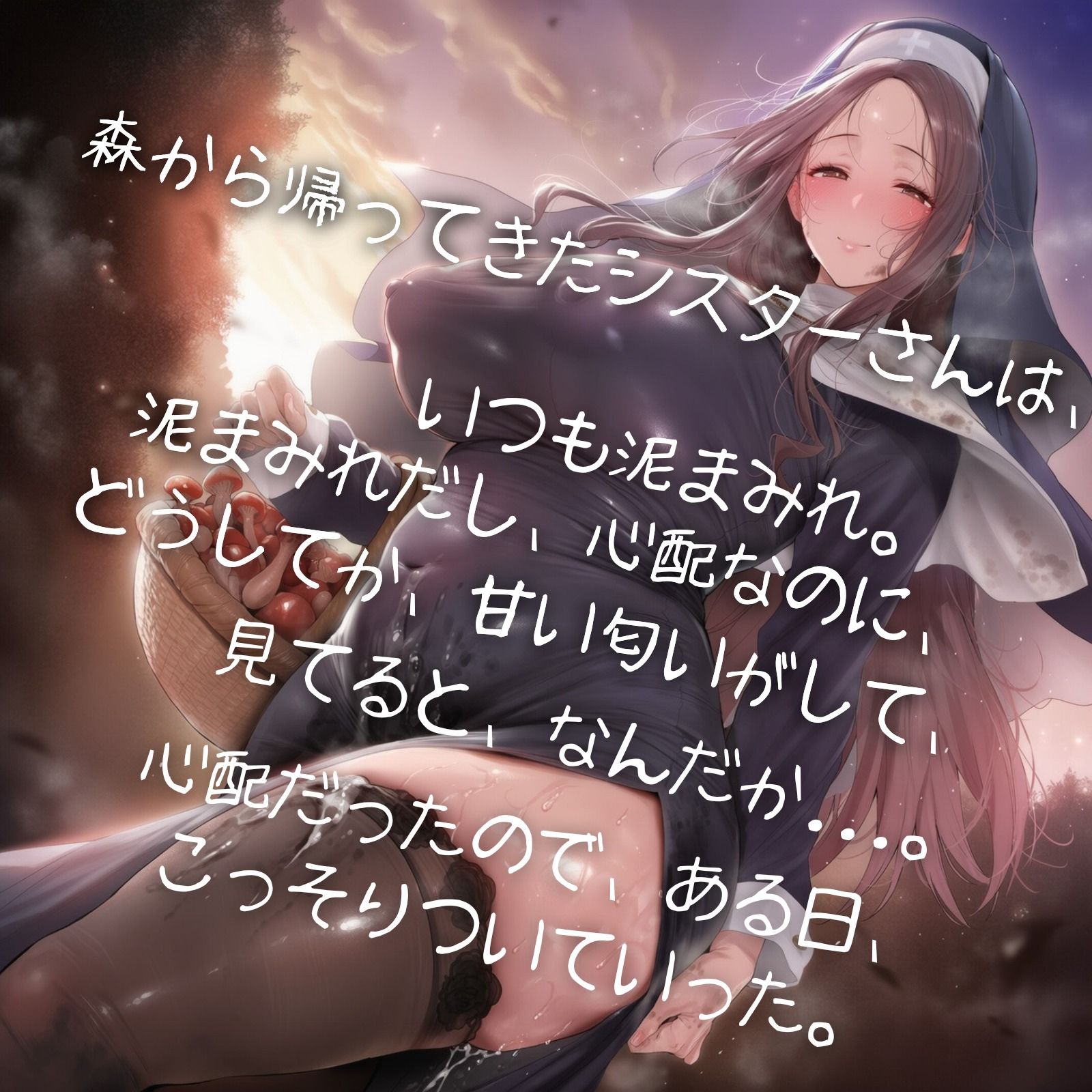 （憧れのお姉さん異種姦BSS CG458枚）ぼくの好きな村のシスターさんはよく森に行って... 画像2