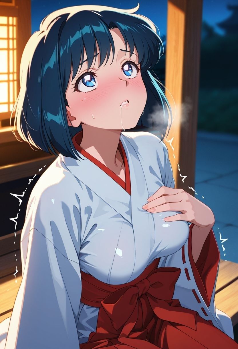 もしも。。。このキャラが巫女だったら〜水野〇美〜 画像4