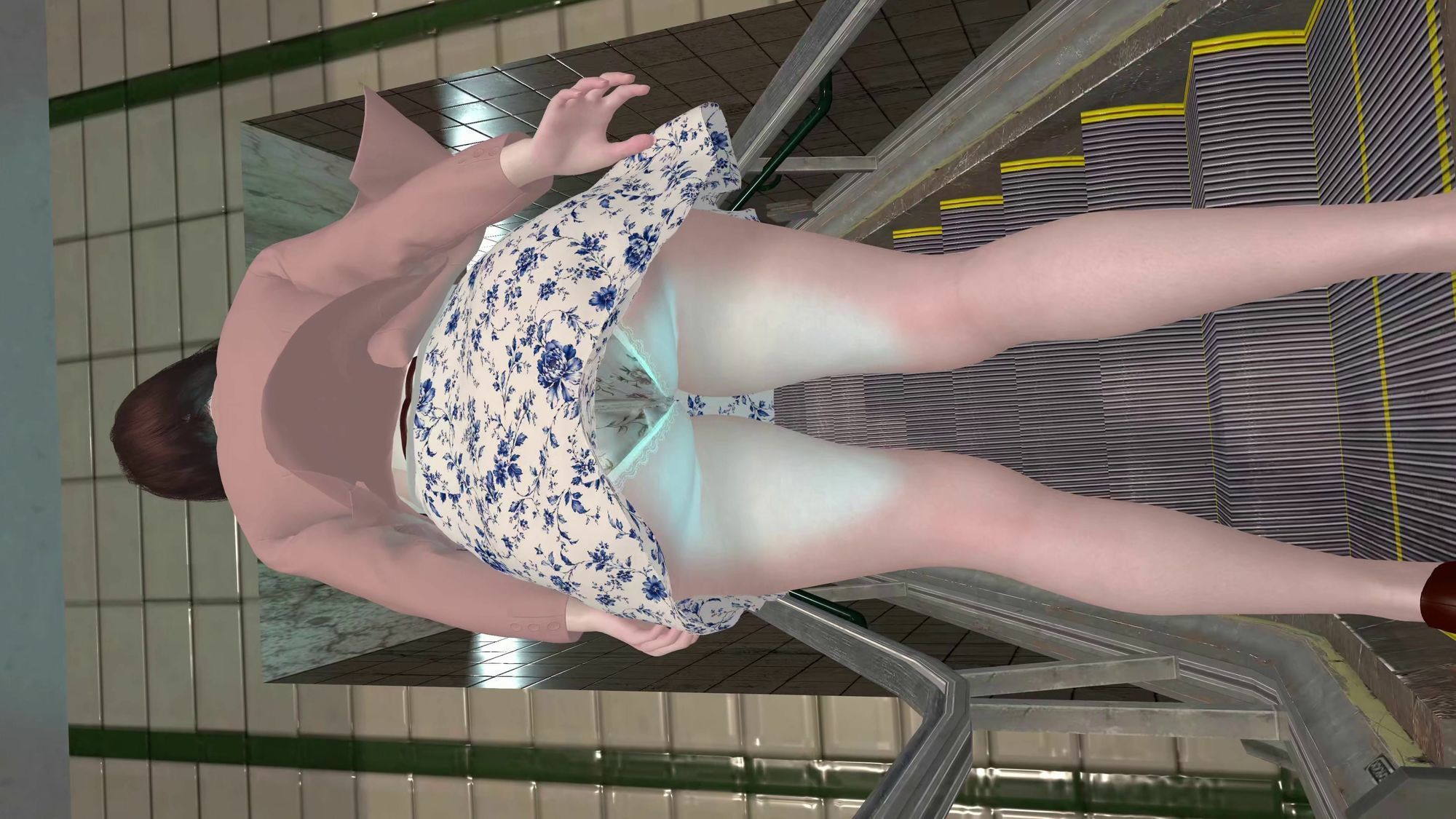 【4K60fps】電車対面パンチラ2 〜 日常に潜む秘め事 〜 神代優菜-Part1 画像4