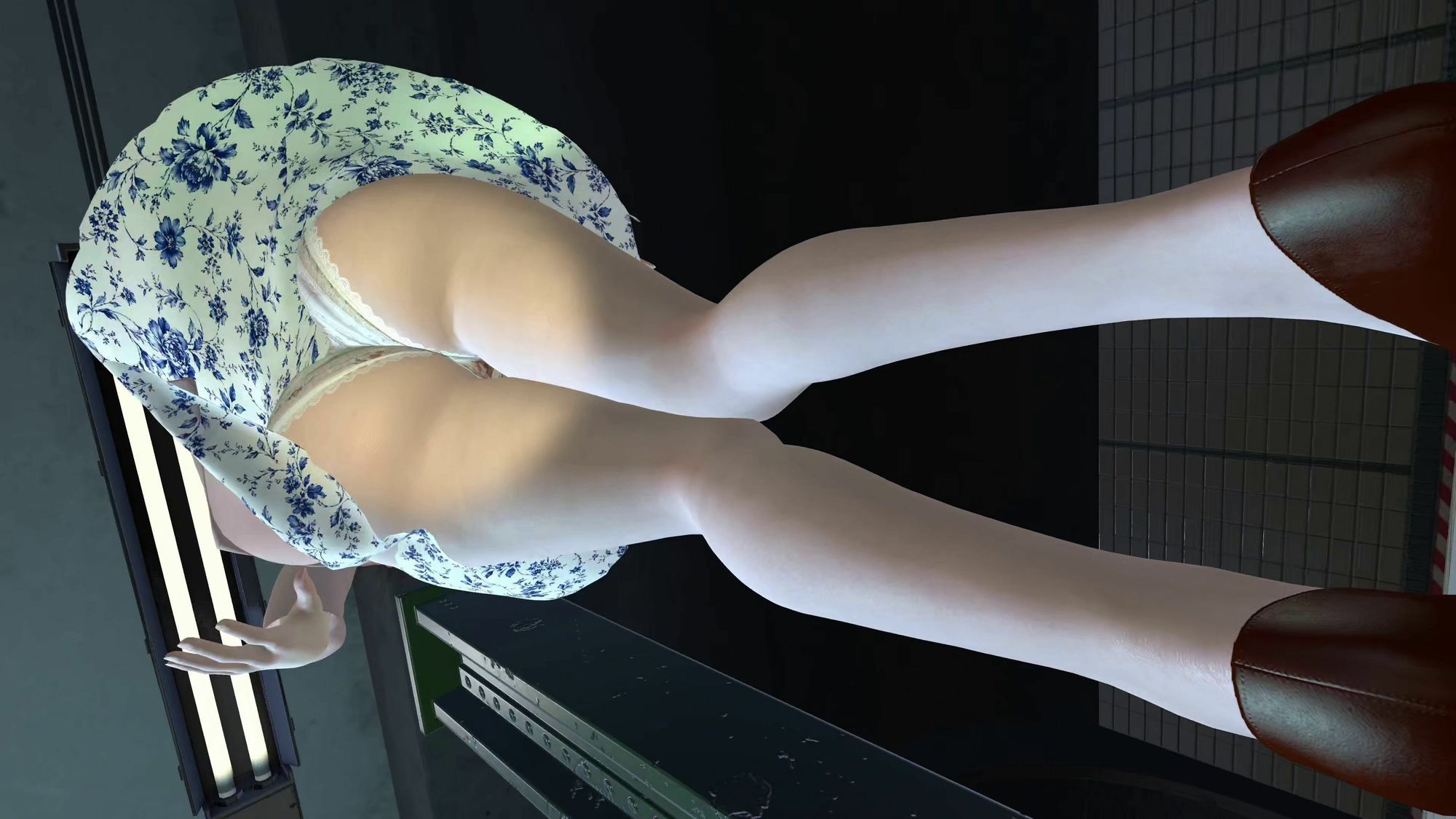 【4K60fps】電車対面パンチラ2 〜 日常に潜む秘め事 〜 神代優菜-Part1 画像9