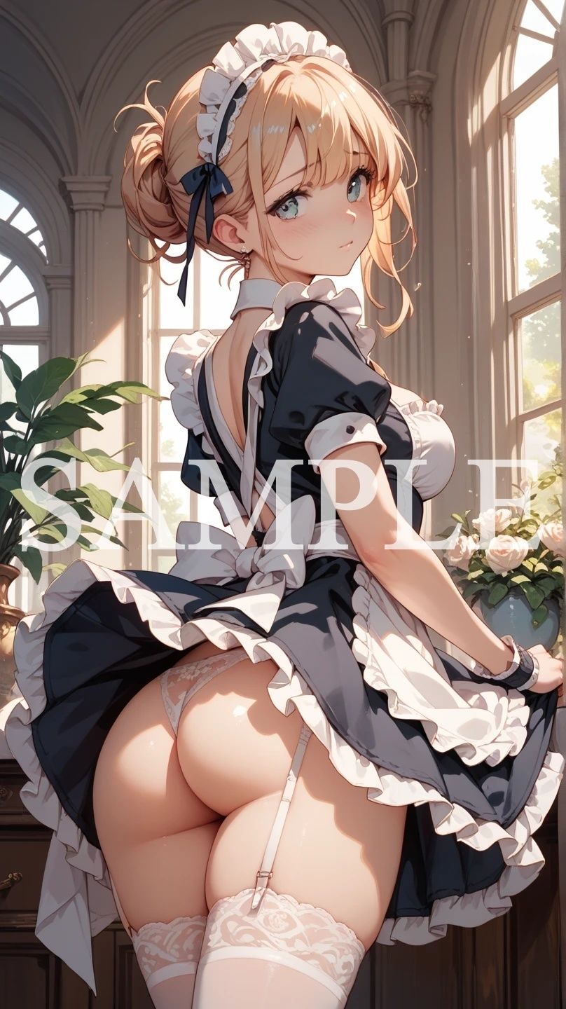 【豪華500枚セット】Luxury Maid d_801692 Elegant AI Girls サンプル画像1