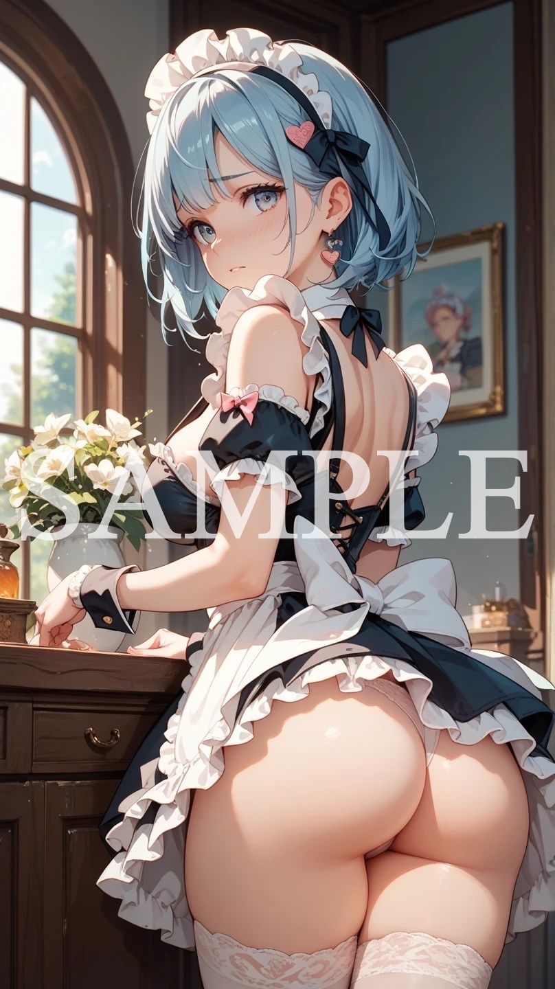 【豪華500枚セット】Luxury Maid d_801692 Elegant AI Girls サンプル画像2