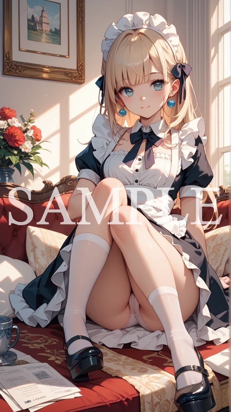 【豪華500枚セット】Luxury Maid d_801692 Elegant AI Girls サンプル画像10