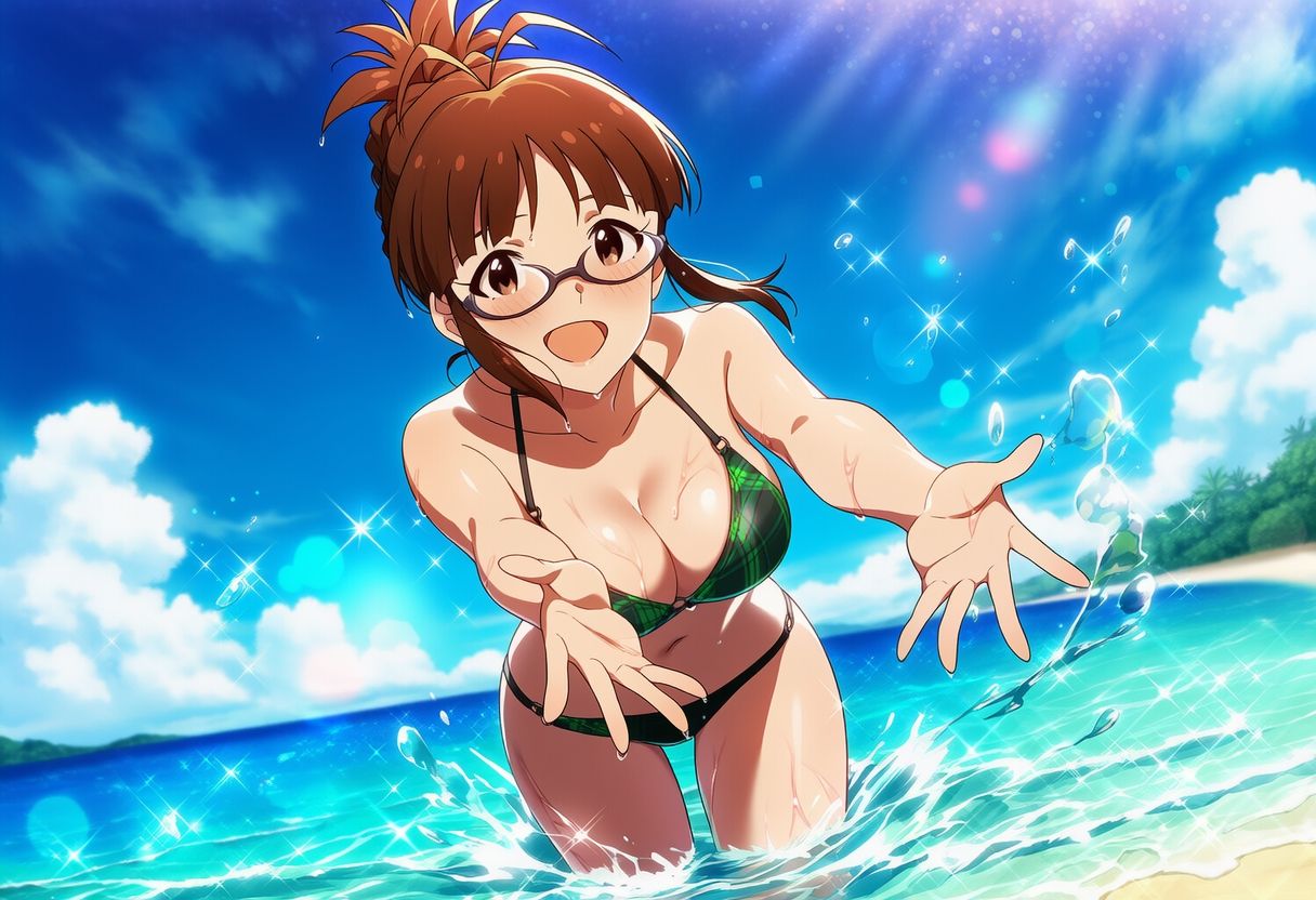 プライベートビーチ 秋○律子 サンプル1