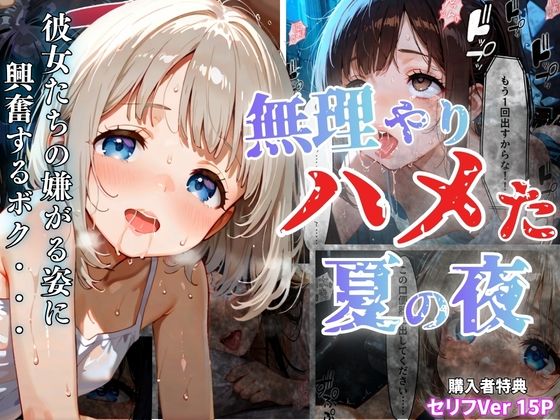無理やりハメた夏の夜-嫌がる姿に興奮するボク-【ぷりん工房】