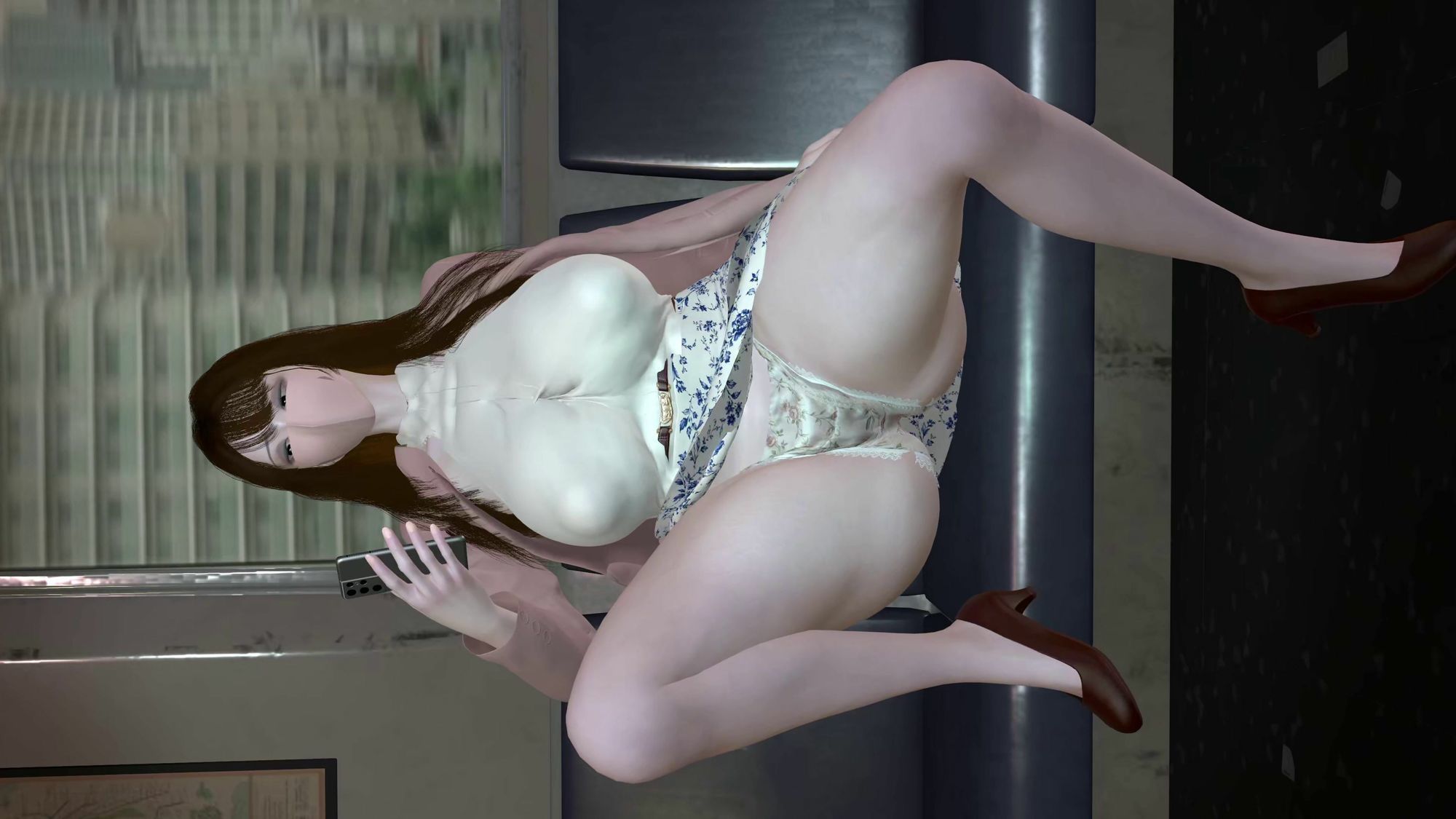 【4K60fps】電車対面パンチラ2 〜 日常に潜む秘め事 〜 神代優菜-Part2 画像4