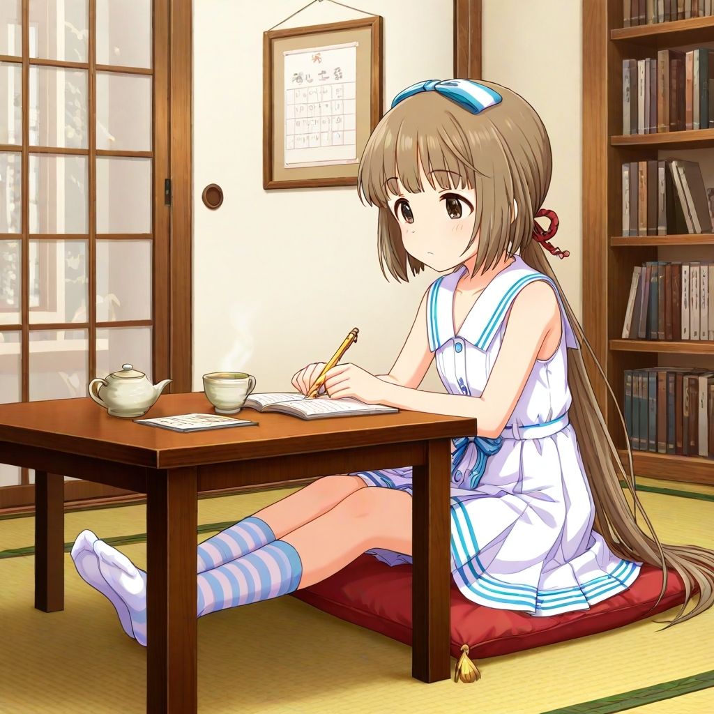 依田芳乃AIイラスト集vol.2〜自宅でオナニー編〜 サンプル画像 2