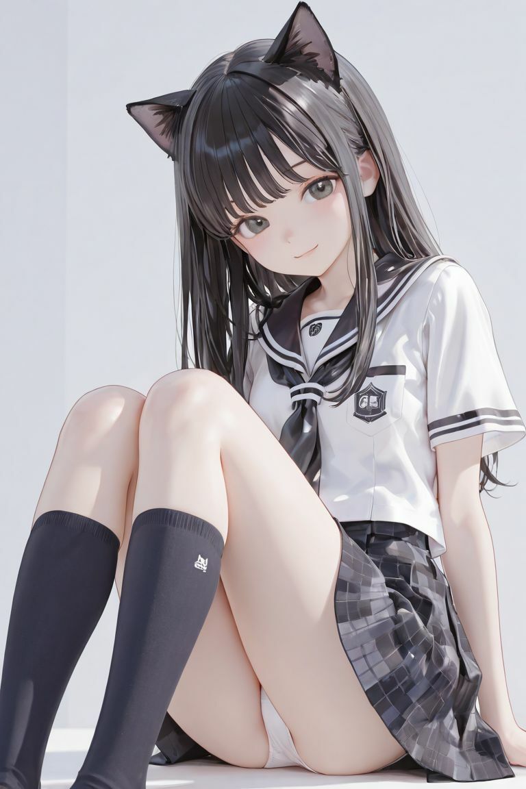 猫耳JKと水遊び d_801906 Day Dream サンプル画像1