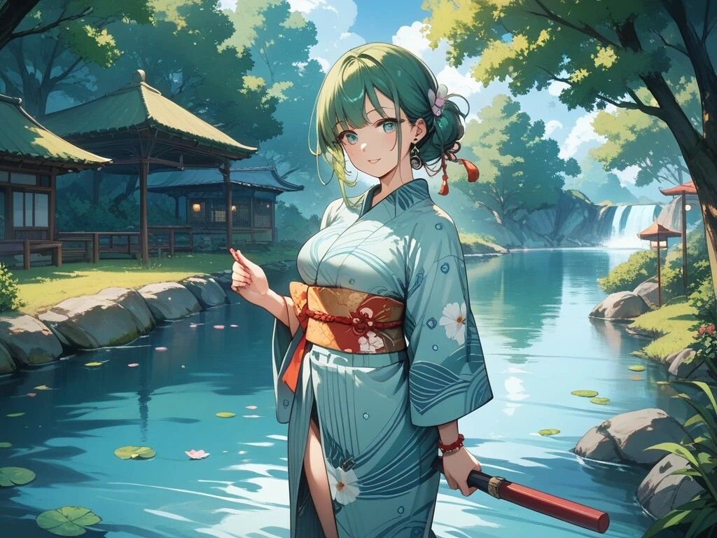 柔道娘と浴衣美女と船乗り美女とメイドのお仕事3