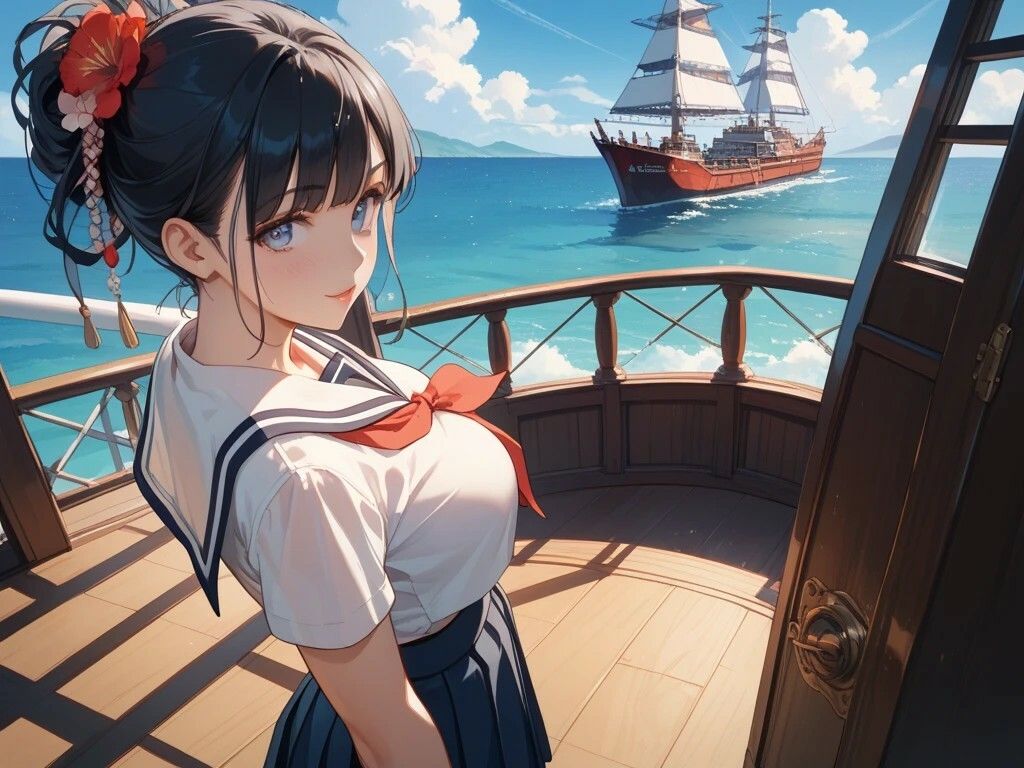 柔道娘と浴衣美女と船乗り美女とメイドのお仕事6