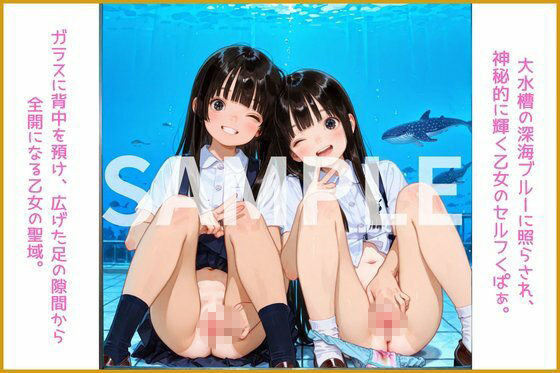 はい、チーズ♪で全開くぱぁ！常識改変世界の修学旅行記念撮影〜小柄女子たちの笑顔と秘部開帳記録〜 サンプル画像 6