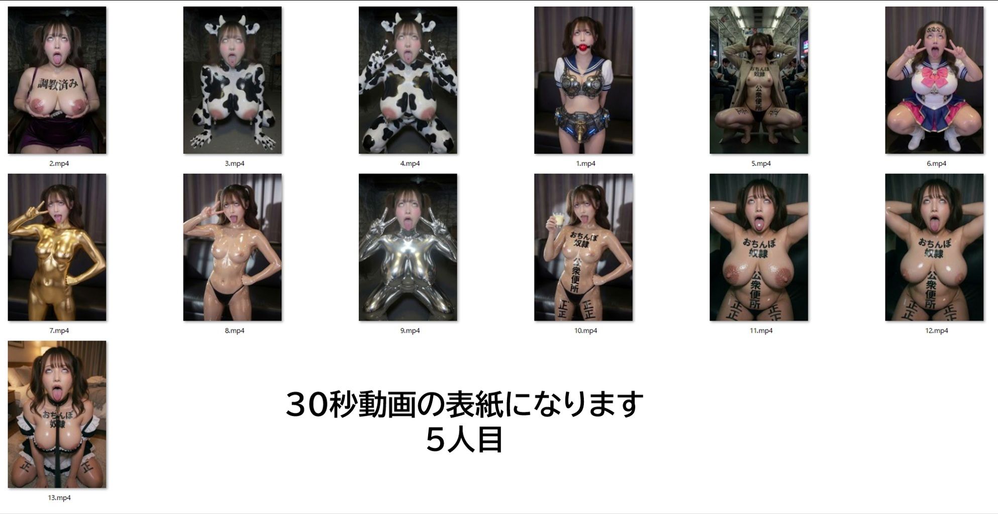 徹底調教 清楚 戦隊ピンク ギャルなど計5人 サンプル画像 5