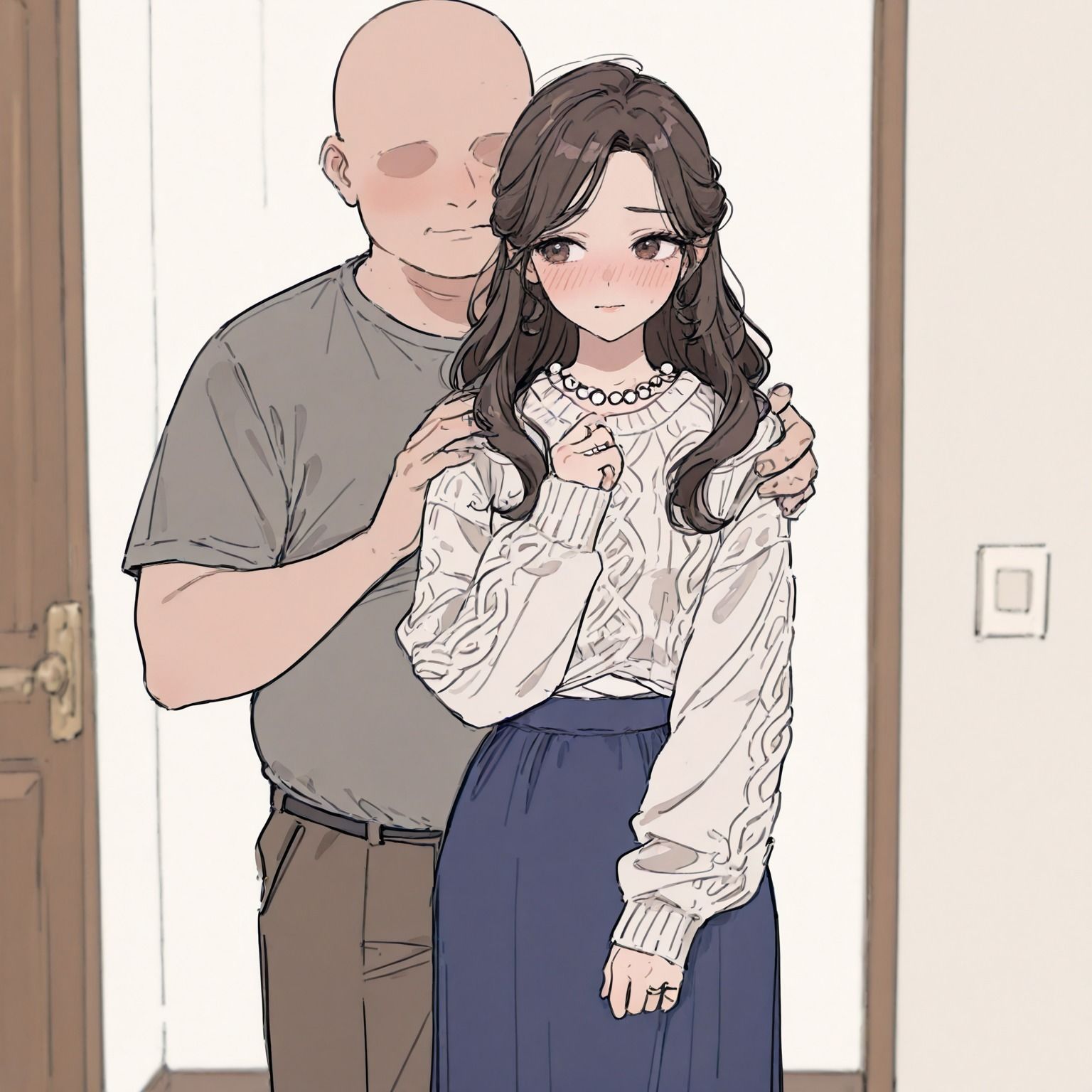 旦那の出張中清楚な隣の奥さんをメス堕ちさせたら尻穴が俺専用オナホになった件 画像1
