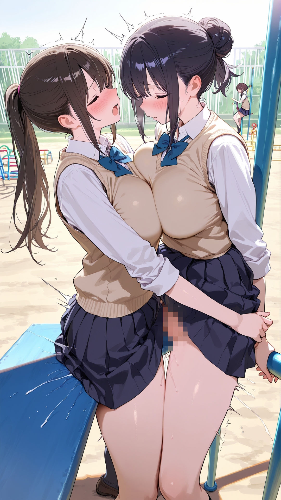 【角オナニー動画】きもちいい角を見つけちゃった女の子たち〜パート（12）「雪見だいふくちゃん」＆「Amiちゃん」の2人でオナニー5