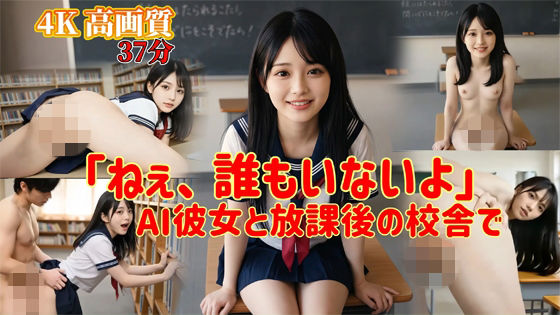 「ねぇ、誰もいないよ」AI彼女と放課後の校舎で