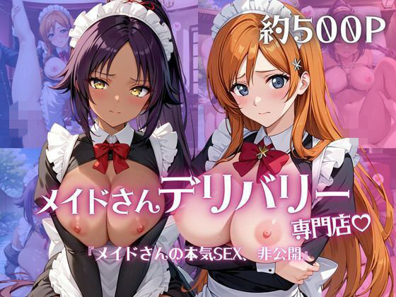 メイドさんデリバリー専門店！！メイドさんの本気SEX、非公開。〜井○織姫＆四○院夜一編〜の表紙