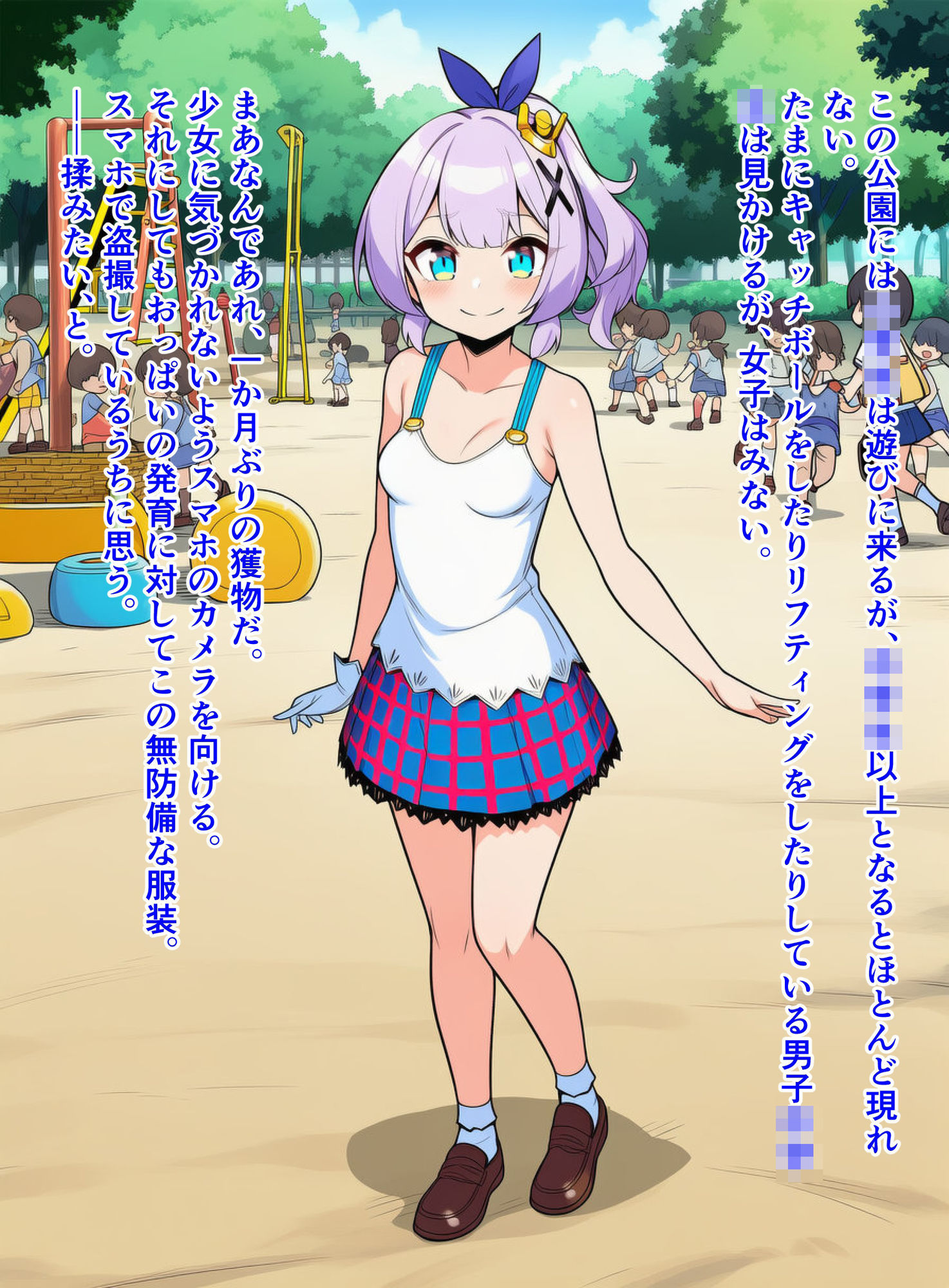 ジャ〇リンちゃんが公園でおっぱいを痴●されたあげく、トイレで襲われちゃう話 画像2