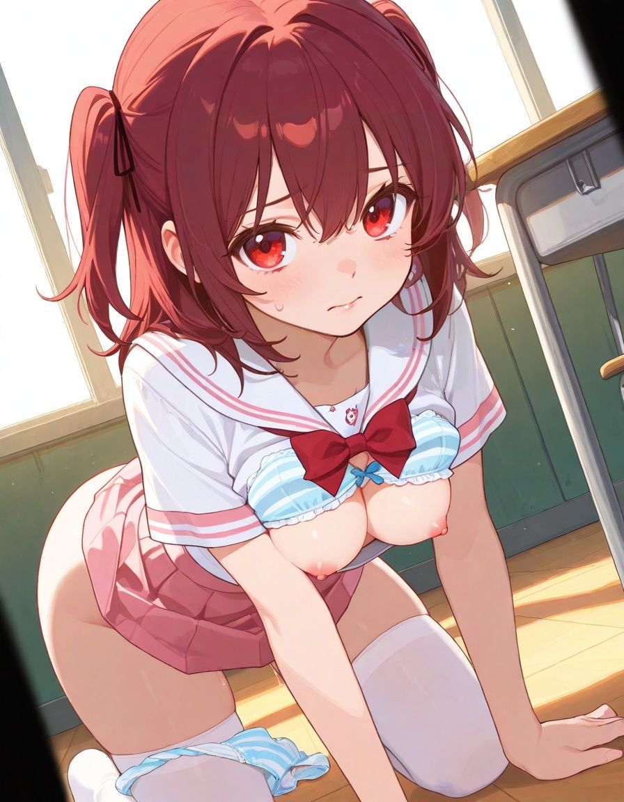 【放課後わからせ性指導】調子に乗ってたツインテールちゃんが放課後の教室で完全メス堕ち(みんなの性処理ペットになるまで) 画像4