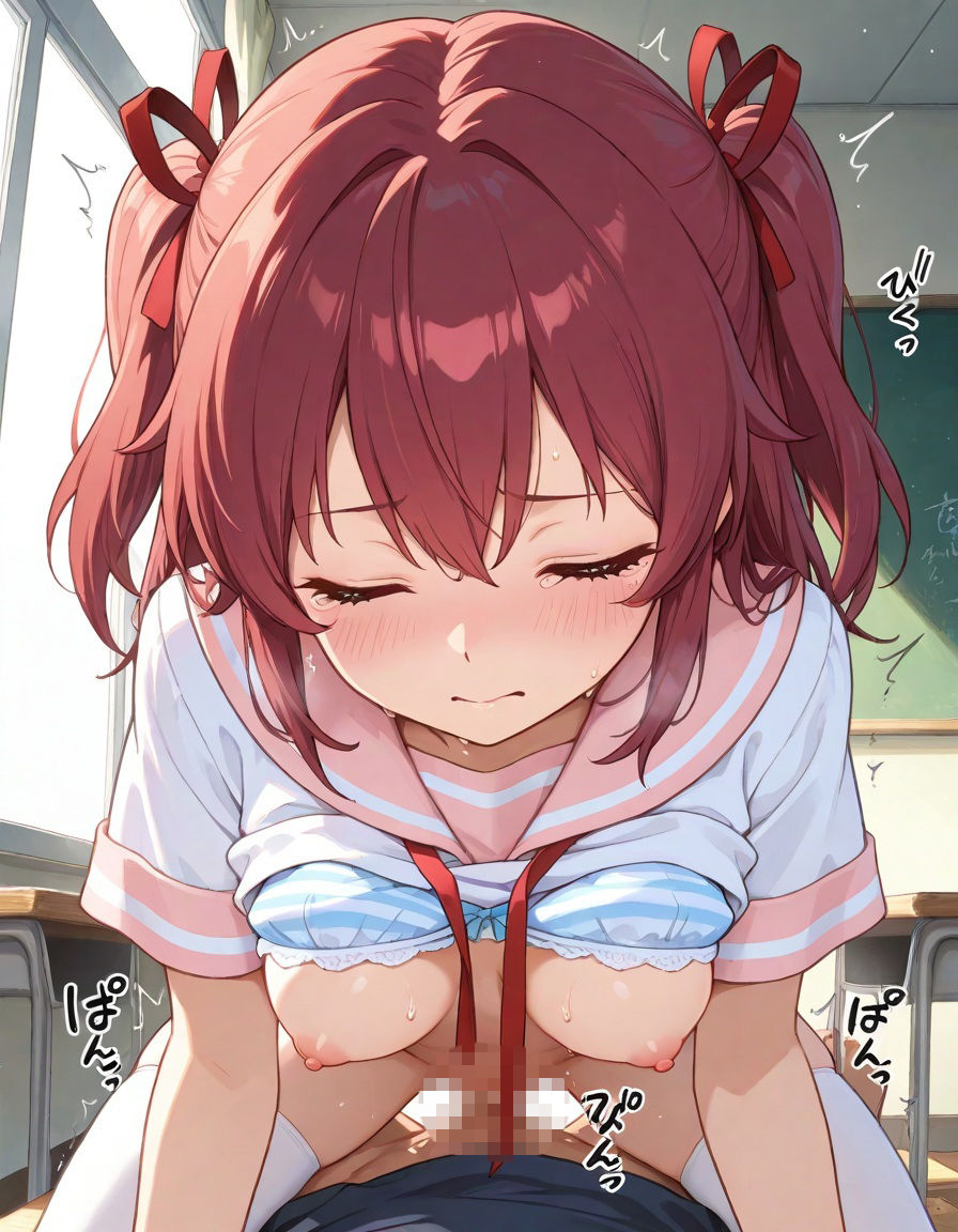【放課後わからせ性指導】調子に乗ってたツインテールちゃんが放課後の教室で完全メス堕ち(みんなの性処理ペットになるまで) 画像7