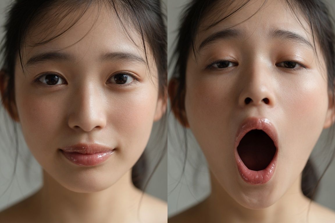 フェラ顔ビフォーアフター 画像集 画像1