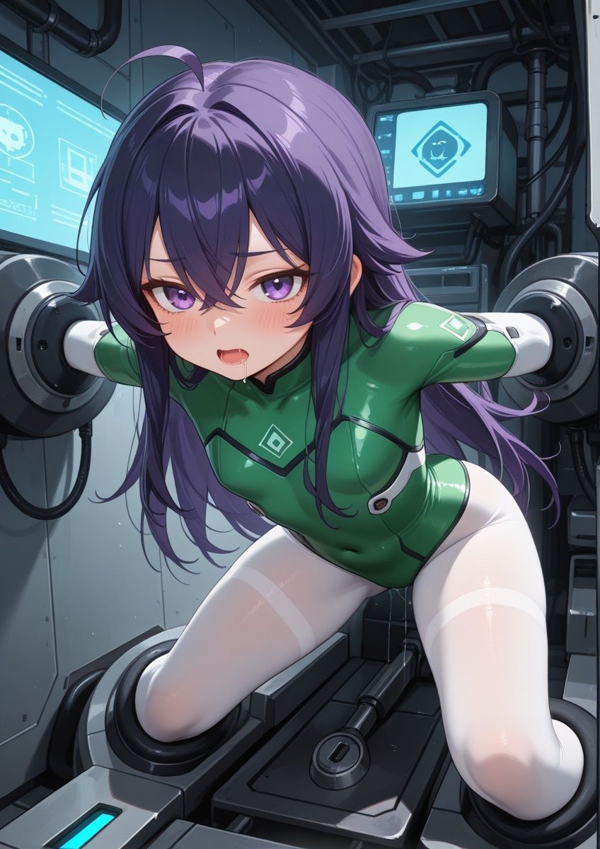 ぴっちりスーツの女の子が怪しい実験で拘束されてるやつ 1 画像7