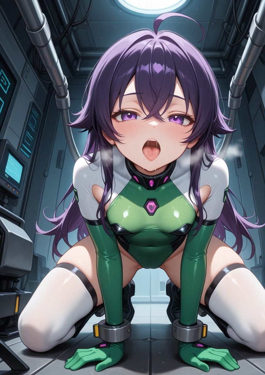 ぴっちりスーツの女の子が怪しい実験で拘束されてるやつ 1 画像8