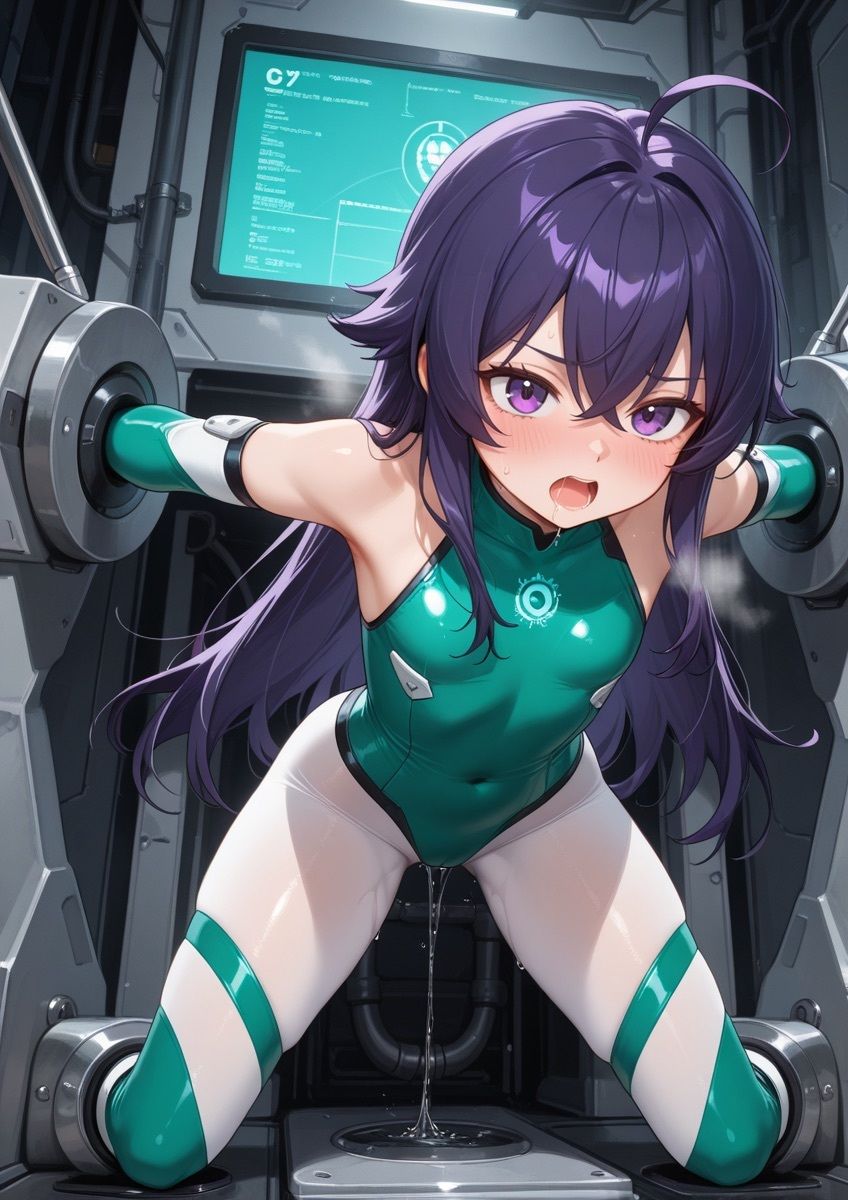 ぴっちりスーツの女の子が怪しい実験で拘束されてるやつ 1 画像9