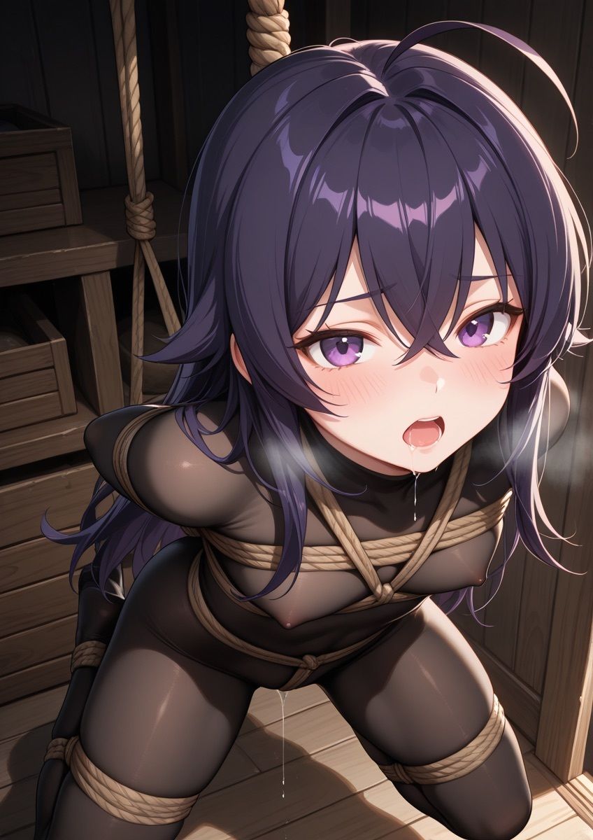 緊縛されてる女の子が身動きできずに吊るされてるやつ 1 画像2