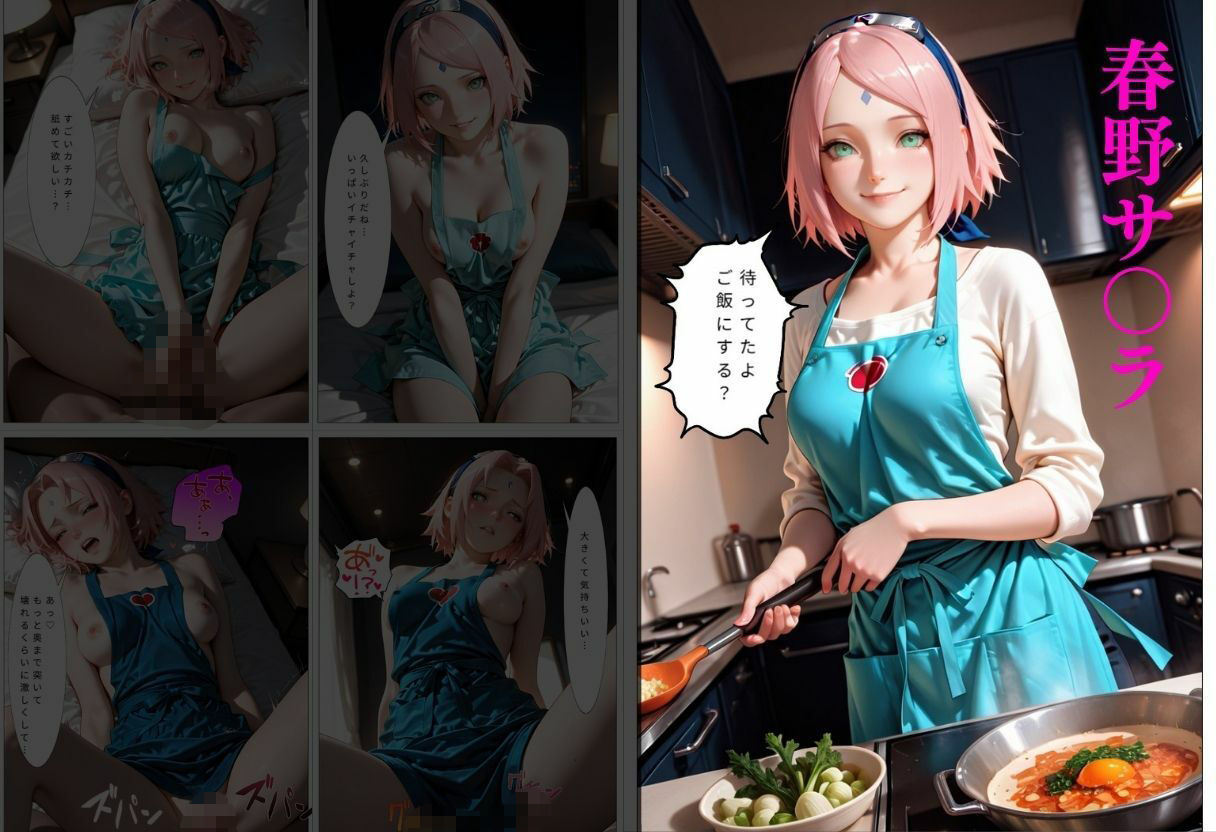 裸エプロンで誘惑ドキドキハーレム生活VOL.36