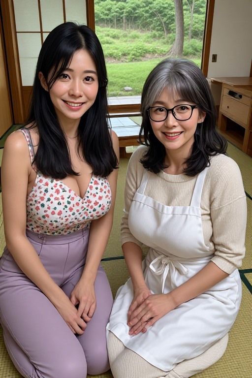 垂れ乳剛毛ママは僕のもの3〜帰省編〜 画像1