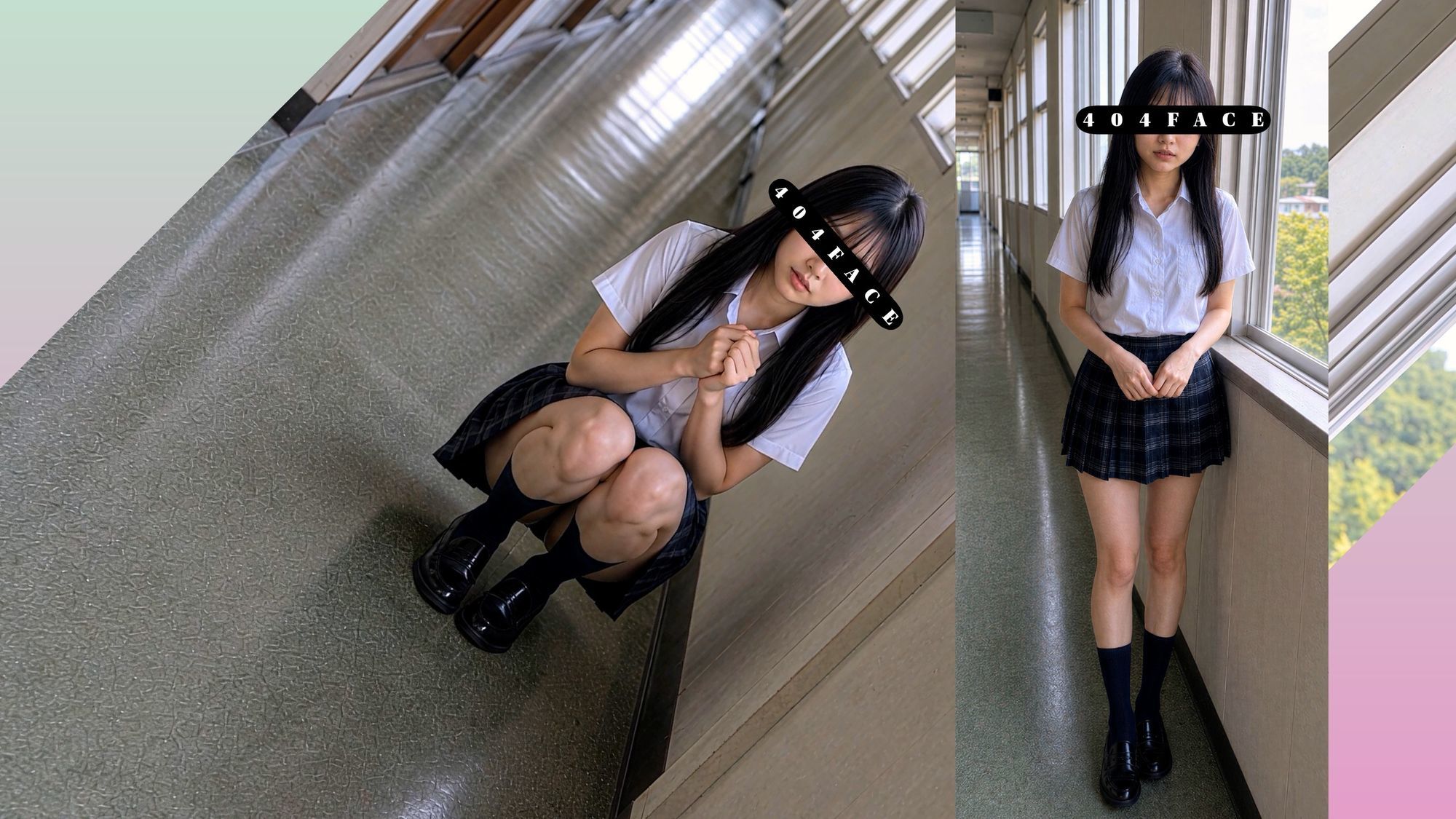 【404FACE】反転世界スキルを使いJK無双してしまうおじさんの世界線！大量顔射☆おまけ込み計36発射☆【4K超高画質動画】Facial Compilation 画像6