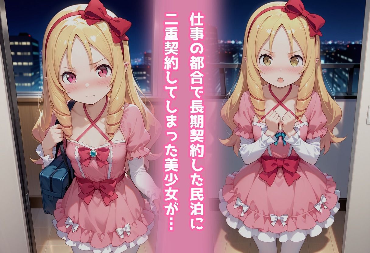 民泊トラブル！？…美少女と突然の強●ルームシェア性活 〜山●エルフ編〜 サンプル画像 2