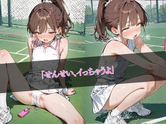 媚薬でメス堕ちするテニス部つるぺた発情娘 サンプル画像 6